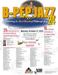 Save the date: October 21, 2024 - B-PEP Jazz!